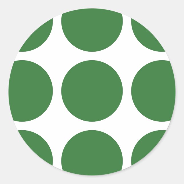 Big Polka Dots Stickers (Vorderseite)