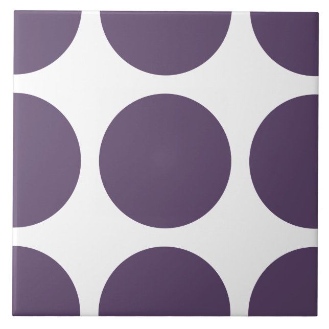 Big Polka Dots Tile Fliese (Vorderseite)