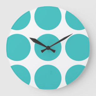 Big Polka Dots Wall Clock Große Wanduhr