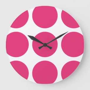Big Polka Dots Wall Clock Große Wanduhr