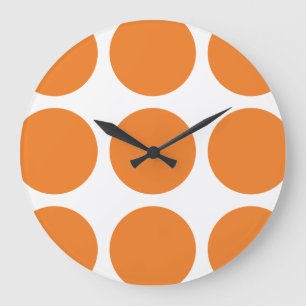 Big Polka Dots Wall Clock Große Wanduhr