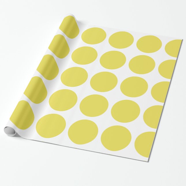 Big Polka Dots Wrapping Paper Geschenkpapier (Ungerollt)