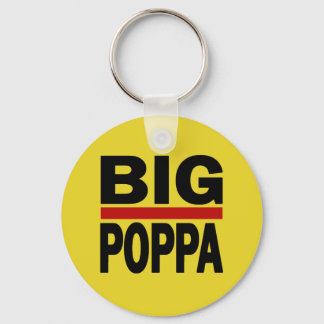 Big Poppa Hip Hop Vater Fathers Day Geschenk Schlüsselanhänger