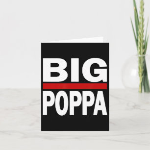 Big Poppa Hip Hop Vater Vathers Day Karte