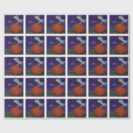 Big Pumpkin Fairy Custom Halloween Geschenkpapier