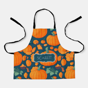 Big Pumpkin Mosaik Personalisiertes Muster Schürze