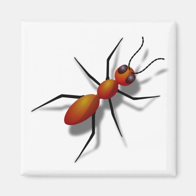 Big Red Ant Magnet (Vorne)