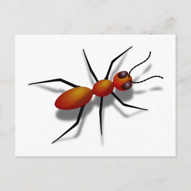 Big Red Ant Postkarte (Vorderseite)