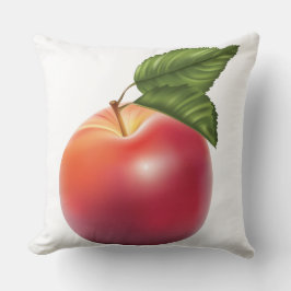 Big Red Apple Throw Kissen