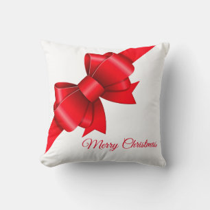 Big Red Bow Weihnachten Kissen