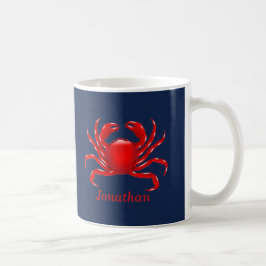 Big Red Crab zurück zur Schule Dorm Essentials Tasse