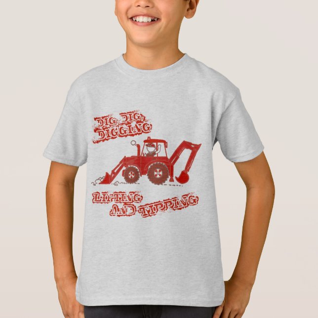 Big Red Digger T - Shirt (Vorderseite)