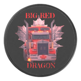 BIG RED DRAGON EISHOCKEY PUCK