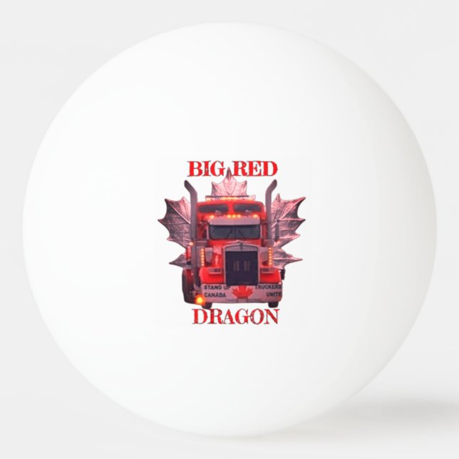 BIG RED DRAGON TISCHTENNISBALL (Vorderseite)