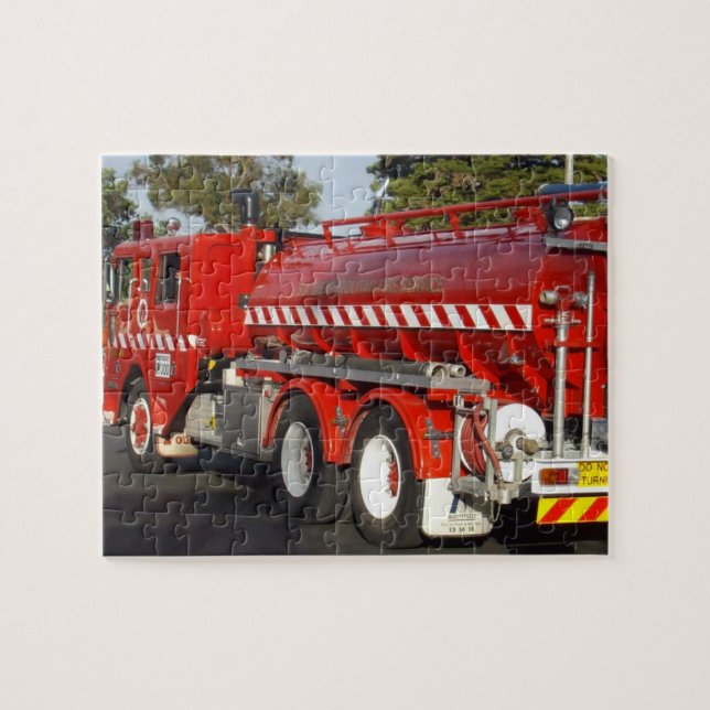 Big Red Fire Motor, Jigsaw Puzzle (Horizontal)