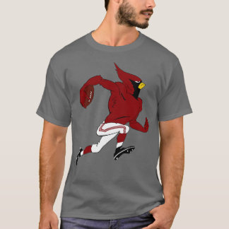 Big Red Grid Bird T-Shirt