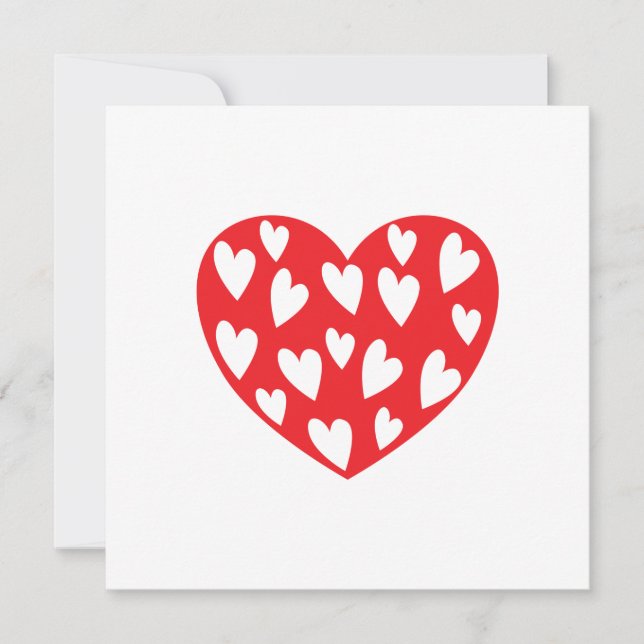 Big Red Heart Card Karte (Vorderseite)