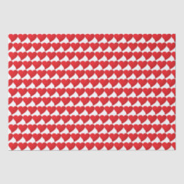 Big Red Heart, Liebe, White Valentine Tagesgeschen Seidenpapier