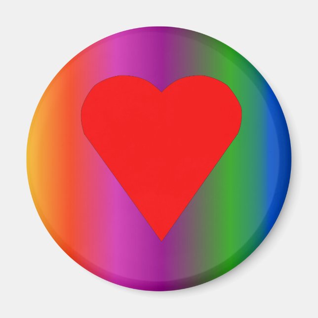 Big Red Heart Magnet (Vorne)
