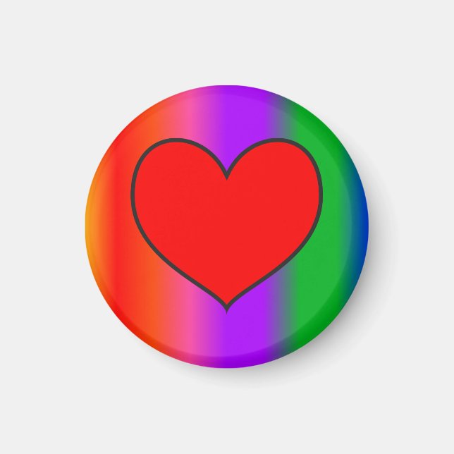 Big Red Heart Magnet (Vorne)