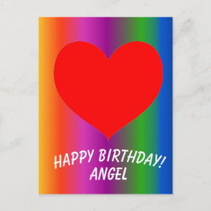 Big Red Heart Postkarte