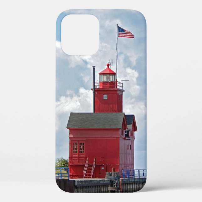 "Big Red" Leuchtturm in Michigan Case-Mate iPhone Hülle (Rückseite)