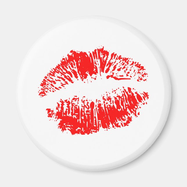 Big Red Lips Magnet (Vorne)