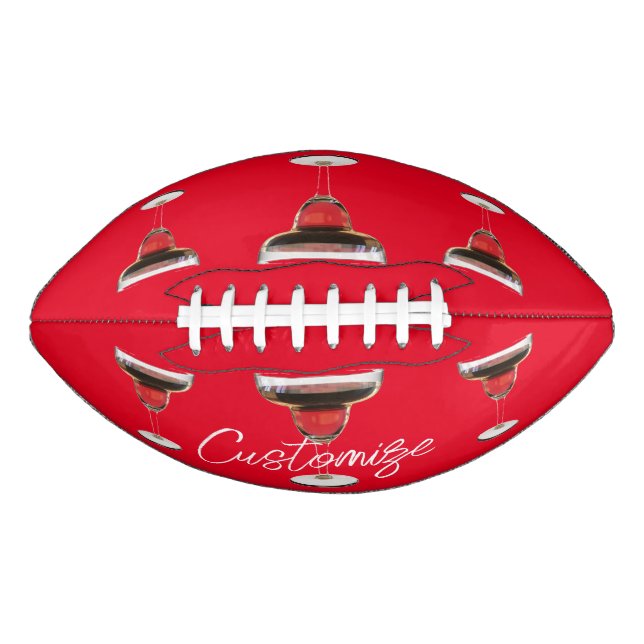 Big Red Margarita Cocktail Drink Thunder_Cove Football (Vorderseite)
