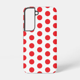 Big Red Polka Dots Handtuch Samsung Galaxy Hülle