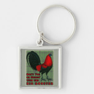 Big Red Rooster Schlüsselanhänger