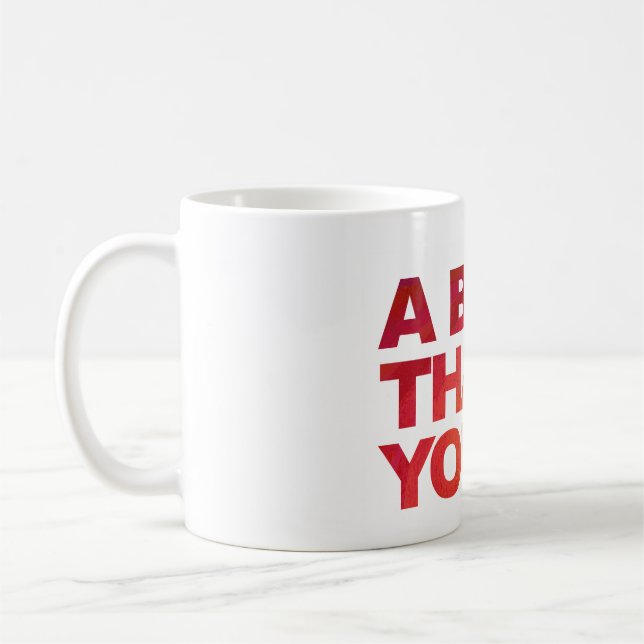 Big Red Vielen Dank Kaffeetasse (Links)