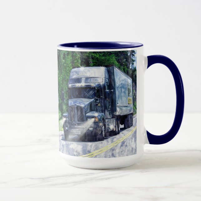 Big Rig Cargo Truck Drinks Tasse (Rechts)