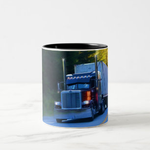 Big Rig Cargo Truck Kaffeepause Tasse