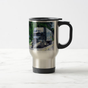 Big Rig Cargo Truck Trucker's Travel Mug Reisebecher