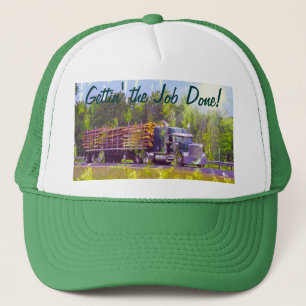 Big Rig Logging Truck Driver's Hat Truckerkappe