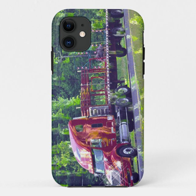 Big Rig Red Truck Trucker's iPhone 5 Fall Case-Mate iPhone Hülle (Rückseite)