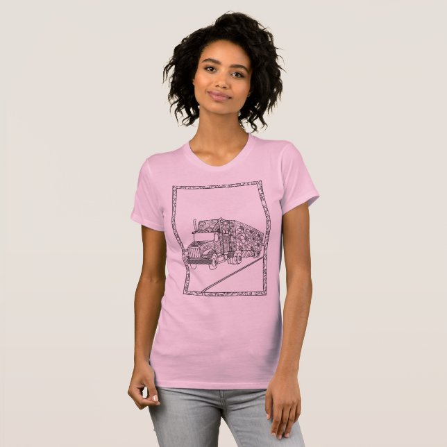 Big Rig Truck T - Shirt (Vorne ganz)