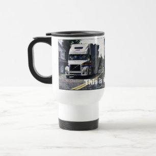 Big Rig Weißer LKW für LKW & Kids Reisebecher