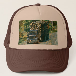 Big Rigs Logging Truck Driver's Hat Truckerkappe