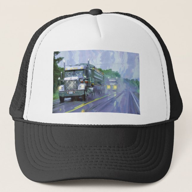 BIG RIGS TRUCK DRIVERS GEAR TRUCKER HATTE TRUCKERKAPPE (Vorderseite)