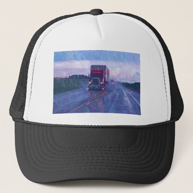 BIG RIGS TRUCK DRIVERS GEAR TRUCKER HATTE TRUCKERKAPPE (Vorderseite)