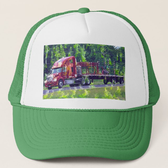 BIG RIGS TRUCK DRIVERS GEAR TRUCKER HATTE TRUCKERKAPPE (Vorderseite)