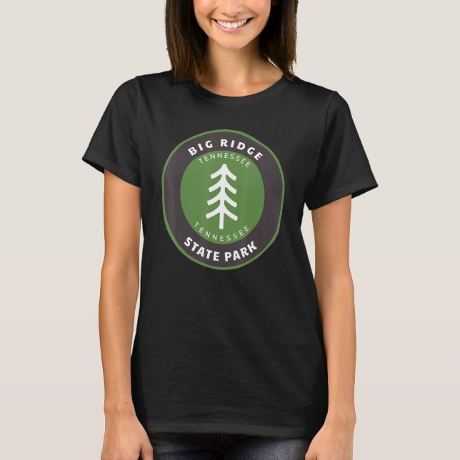 Big Rive Creek Staat Park Tennessee Tn Forest Bad T-Shirt (Vorderseite)