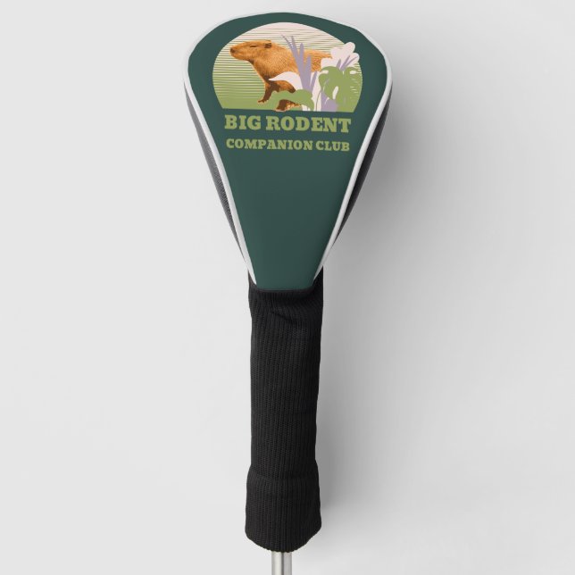 Big Rodent Companion Club Capybara Golf Headcover (Vorderseite)