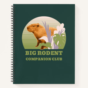 Big Rodent Companion Club Capybara Notizbuch