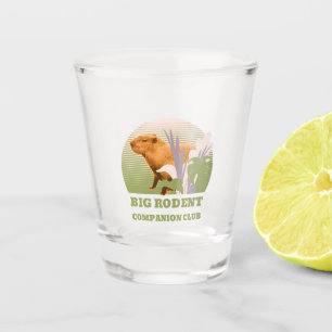 Big Rodent Companion Club Capybara Schnapsglas