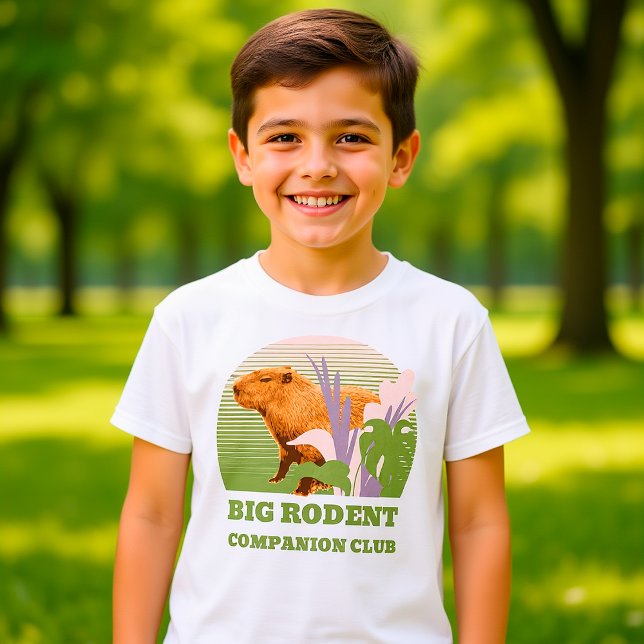Big Rodent Companion Club Capybara T-Shirt (Von Creator hochgeladen)
