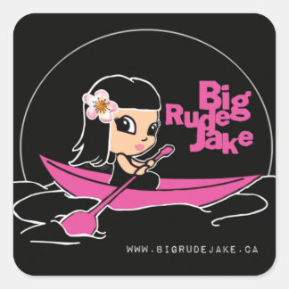 Big Rude Jake Pink Kanu Aufkleber