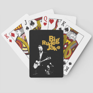 Big Rude Jake Spielkarten - E-Gitarre
