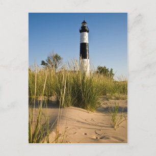 Big Sable Lighthouse Postcardcopy Postkarte